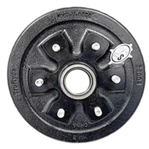 TruRyde® 6-5.5" Bolt Circle 10" Trailer Hub/Drum for a 3,500 lbs. Trailer Axle - RVD-U-6550