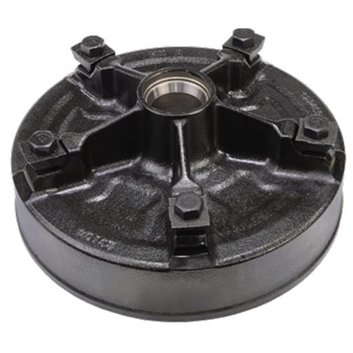 TruRyde® 5-9.4" Bolt Circle 12" Mobile Home Trailer Hub/Drum for a 7,000 lbs. Axle - RVD-UTG-510.13