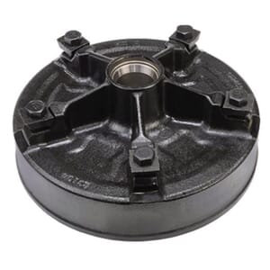 TruRyde® 5-9.4" Bolt Circle 12" Mobile Home Trailer Hub/Drum for a 7,000 lbs. Axle - RVD-UTG-510.13