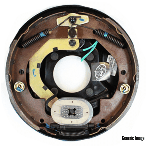 TruRyde® 7" x 1-1/4" 2,200 lbs. Electric Brake Left Hand Assembly - BK-7E-01