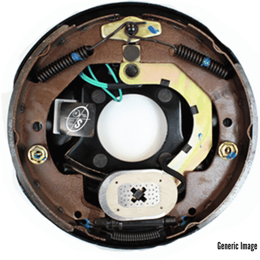 TruRyde® 7" x 1-1/4" 2,200 lbs. Electric Brake Right Hand Assembly - BK-7E-02
