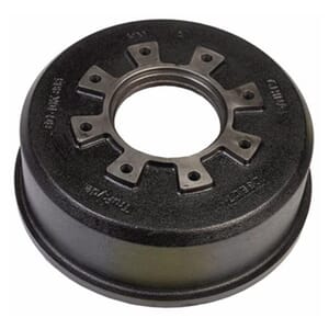 TruRyde® 8-6.5" Bolt Circle 12-1/4" x 3-3/8" Trailer Drum for a 10,000 lbs. Trailer Axle - BD-10K-865
