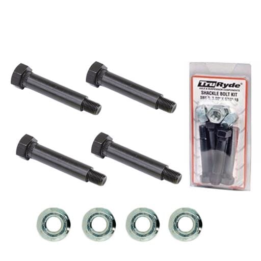 TruRyde® Pre-Packaged (4) 9/16" to 7/16" Step-Down Shackle Bolt Kit- PP-SBK-3