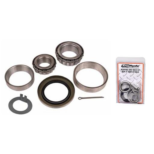 TruRyde® Pre-Packaged Bearing & Race Kit for a 6,000 lbs. Trailer Axle - PP-BGK-7