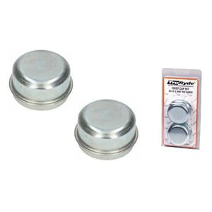 TruRyde® Pre-Packaged Dust Cap Kit for 2,000 lbs. to 3,500 lbs. Trailer Axles 1.99 OD - PP-DC-1
