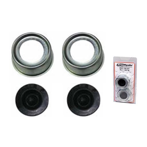 TruRyde® Pre-Packaged Lube Dust Cap Kit for 7,000 lbs. to 8,000 lbs. Trailer Axles 2.72" OD - PP-DC-6