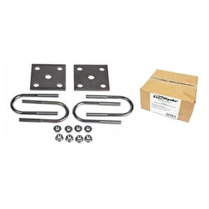 TruRyde® Pre-Packaged U-Bolt Kit for a 1-3/4" Tube Trailer Axle - PP-UBTPK-1