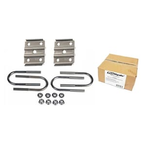 TruRyde® Pre-Packaged U-Bolt Kit for a 3" Tube Trailer Axle 6.50" Length - PP-UBTPK-6