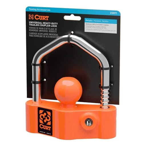 Curt Universal Heavy-Duty Trailer Coupler Lock - 23091