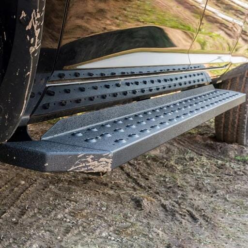 Aries RidgeStep 6-1/2" x 85" Black Steel Running Boards, Select Toyota Tacoma - 2055557