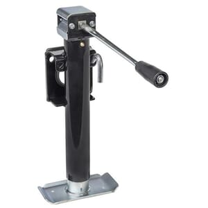 TruRyde® 2,000 lbs. 10" Travel Side Wind Swivel Retaining Ring Mount Jack - TR-JSWR2K-10