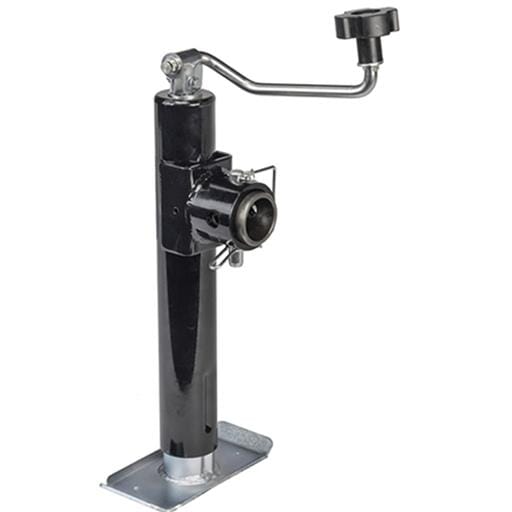 TruRyde® 2,000 lbs. 10" Travel Top Wind Tube Mount Trailer Jack - TR-JTWT2K-10
