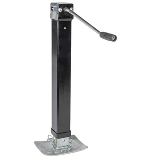 TruRyde® 8,000 lbs. Side Wind Weld on Square Tube Drop Leg Trailer Jack - TR-JSWD7K-15