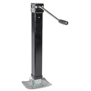 TruRyde® 8,000 lbs. Side Wind Weld on Square Tube Drop Leg Trailer Jack - TR-JSWD7K-15
