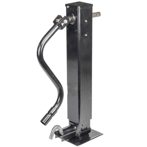 TruRyde® 12,000 lbs. Heavy Duty Side Wind Side Pull Square Tube Jack - TR-JSWD12K-SP