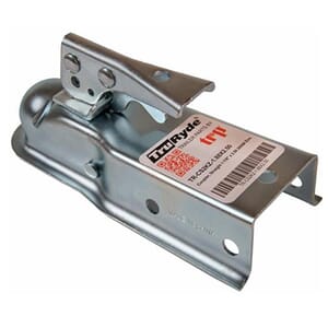 TruRyde® 2" Zinc Straight Tongue Coupler (2-1/2" Channel, 3,500 lbs) - TR-CS3.5KZ-2.00X2.50