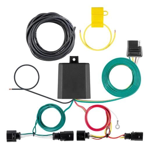 Curt Custom Wiring Harness, 4-Way Flat Output, Select Volkswagen Golf R, GTI - 56527