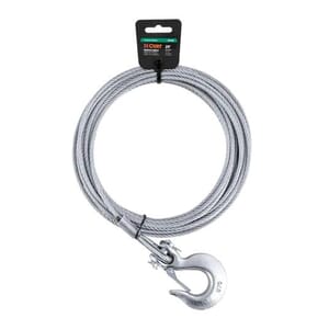 Curt 25' Winch Cable with Snap Hook (4,200 lbs.) - 29460