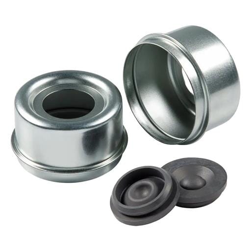 Lippert® Press-In Dust Cap, 1.99" Diam., 2,200-4,400-lb. Axles, Super Lube, 2 Pack - 2023134661