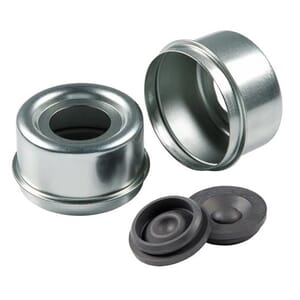 Lippert® Press-In Dust Cap, 1.99" Diam., 2,200-4,400-lb. Axles, Super Lube, 2 Pack - 2023134661