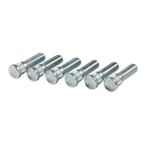 Lippert® Wheel Lug Stud - 1/2"-20 x 2", Zinc (6-Pack) - 2023134013