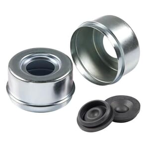 Lippert® Press-In Dust Cap, 2.72" Diam., 7,000-8,000-lb. Axles, Super Lube, 2 Pack - 2023134011