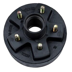 Lippert® 7" Brake Hub, 5 on 4.5"; 1/2" Stud - 2,200 lbs. (with Bearing Cone Kit) - 814209