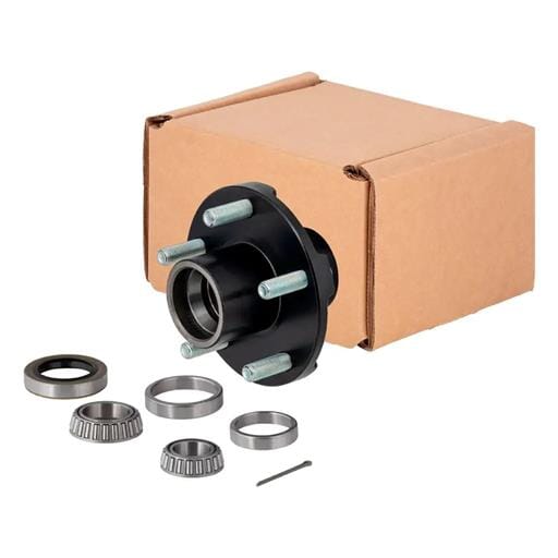 Lippert® Idler Hub, 5 on 4.5"; 5.5" Hub Flange - 2,200 lbs. (with Bearing Cone Kit) - 814207