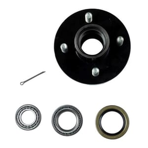 Lippert® Idler Hub, 4 on 4.0" - 2,200 lbs. (with Bearing Cone Kit) - 814206