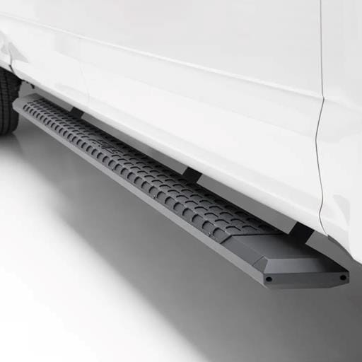 Aries AdvantEDGE 75" Black Aluminum Side Bars, Select Toyota Tundra Extended Cab #2556056