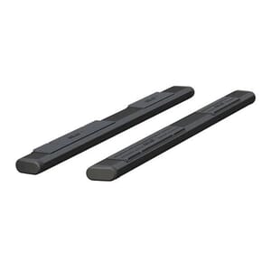 Aries 6" x 85" Black Aluminum Oval Side Bars (No Brackets) - B2885