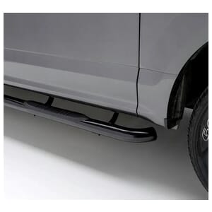 Aries 3" Round Black Steel Side Bars, Select Ford F-150 to F-550 Super Duty - 203043