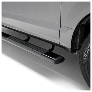 Aries 6" x 91" Black Aluminum Oval Side Bars, Select Ford F-Series - 4445027
