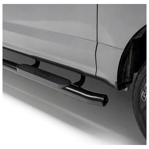 Aries 4" Black Steel Oval Side Bars, Select Silverado, Sierra 1500 Extended Cab - S224054