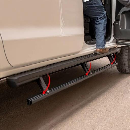 Aries ActionTrac 83.6" Powered Running Boards, Select Ford Ranger - 3047923