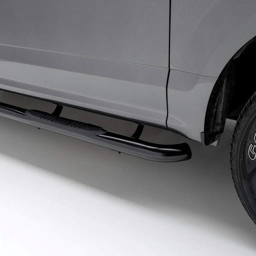 Aries 3" Round Black Steel Side Bars, Select Dodge, Ram 2500, 3500 - 205030