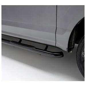 Aries 3" Round Black Steel Side Bars, Select Dodge, Ram 2500, 3500 - 205030