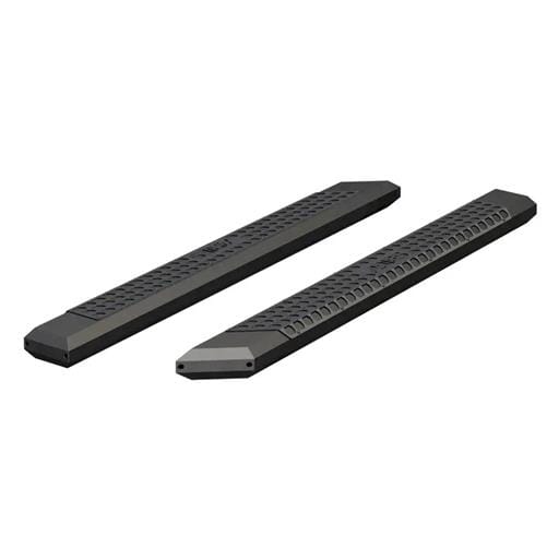 Aries AdvantEDGE 5-1/2" x 75" Black Aluminum Side Bars (No Brackets) - 2055975