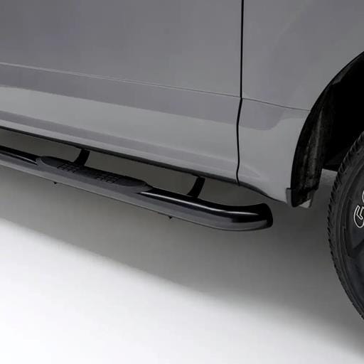 Aries 3" Round Black Steel Side Bars, Select Dodge, Ram 1500, 2500, 3500 - 205039