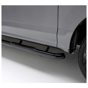 Aries 3" Round Black Steel Side Bars, Select Dodge, Ram 1500, 2500, 3500 - 205039