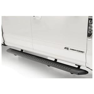 Aries AdvantEDGE 5-1/2" x 91" Black Aluminum Side Bars, Select Ford F-Series Crew Cab - 2556048