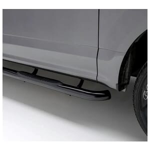 Aries 3" Round Black Steel Side Bars, Select Nissan Frontier, Suzuki Equator - 209018