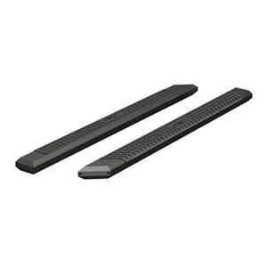 Aries AdvantEDGE 5-1/2" x 91" Black Aluminum Side Bars (No Brackets) - 2055991