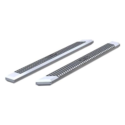 Aries AdvantEDGE 5-1/2" x 91" Chrome Aluminum Side Bars (No Brackets) - 2055891