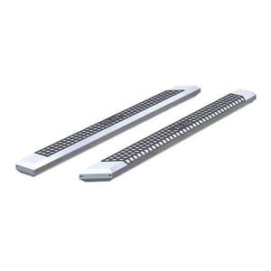 Aries AdvantEDGE 5-1/2" x 91" Chrome Aluminum Side Bars (No Brackets) - 2055891