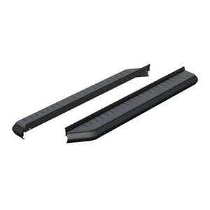 Aries AeroTread 5" x 76" Black Stainless Running Boards (No Brackets) - 2051976