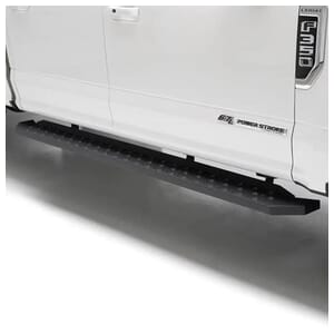 Aries RidgeStep 6-1/2" x 91" Black Steel Running Boards, Select Ford F-Series Crew - 2055519