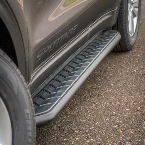 Aries AeroTread 5" x 73" Black Stainless Running Boards, Select Dodge Durango - 2061031