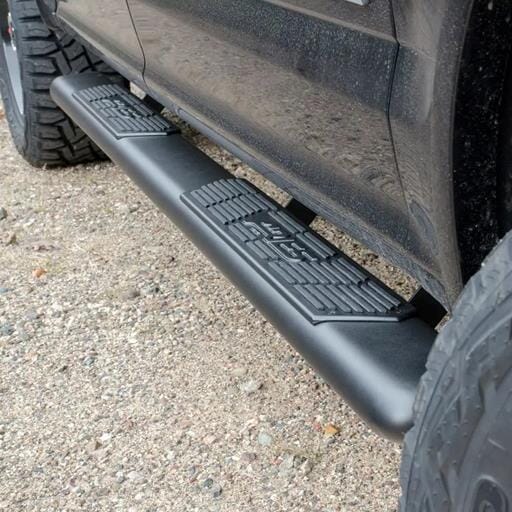 Aries AscentStep 5-1/2" x 91" Black Steel Running Boards, Select Ford F-Series Crew - 2558048
