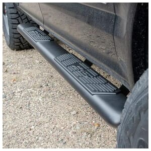 Aries AscentStep 5-1/2" x 91" Black Steel Running Boards, Select Ford F-Series Crew - 2558048